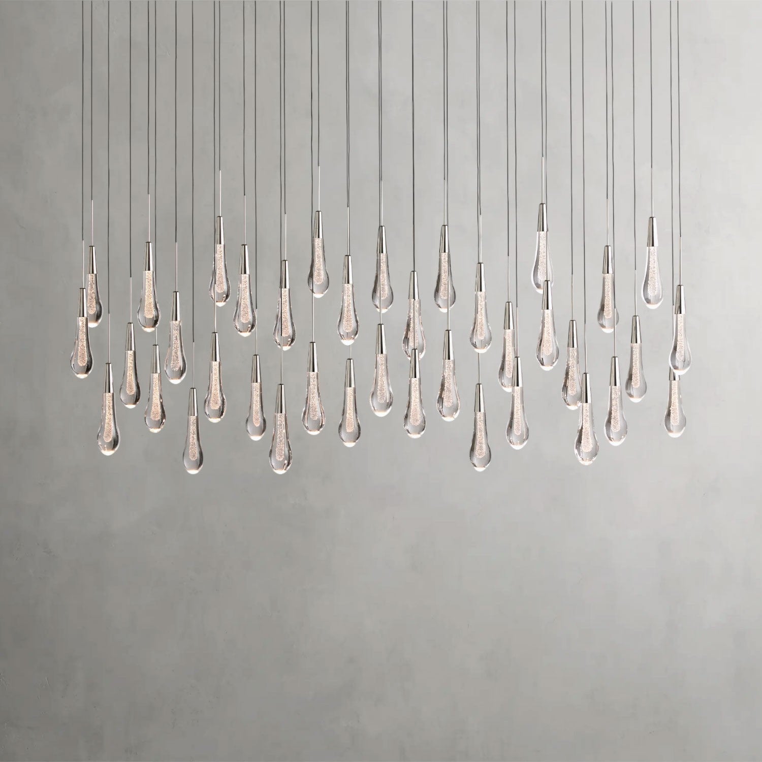 Soltaire Linear Chandelier 37", 50", 60", 70"